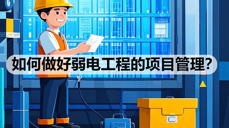 如何做好弱電工程的項目管理？